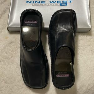 Nine West Cloud9 Panoramic Size 7 1/2 Women .Black Leather Brand New never used.